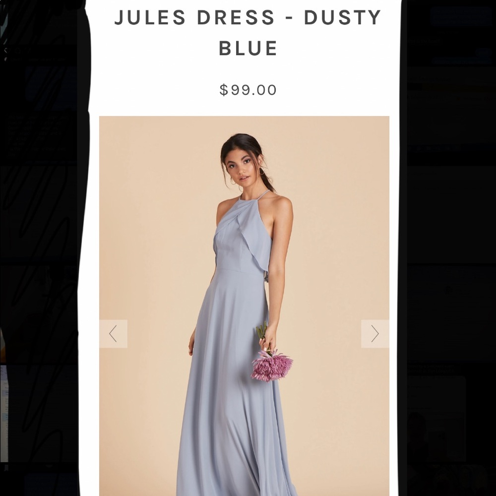 Birdy Grey Jules Dress - Dusty Blue